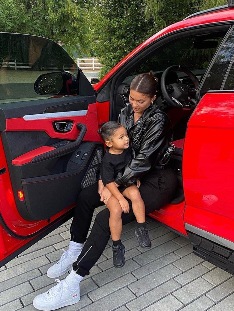 Kylie Jenner And Stormi Kim Kardashian And North West Celebrity Kids In Matching Outfits Daily Telegraph