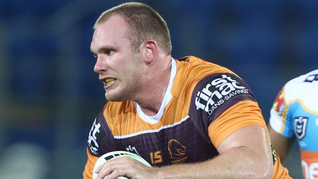 Matthew Lodge of the Broncos has been charged by the NRL.