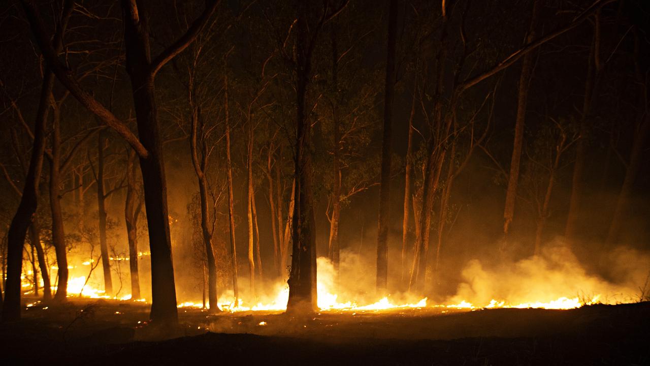 Bushfires ripped through the small community of Wytaliba on Saturday. Picture: Adam Yip