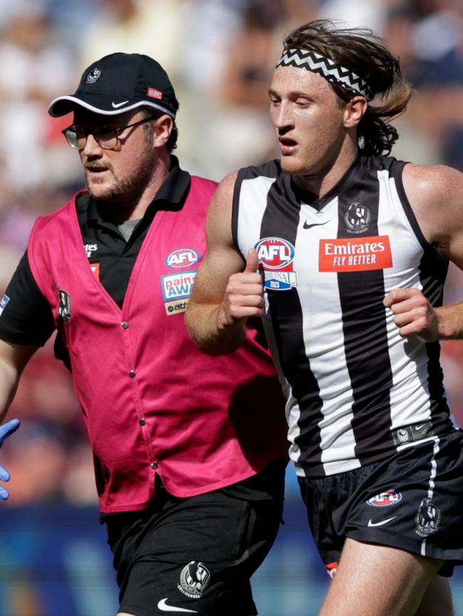 Nathan Murphy played his last game in the 2023 grand final. (Photo by Russell Freeman/AFL Photos via Getty Images)