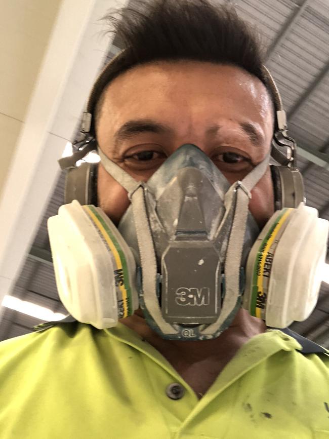 Other tradies have spoken out about the issue like Vilisunia Fakalata, who worked as a stonemason for more than 20 years before he was diagnosed with silicosis. Picture: Supplied.