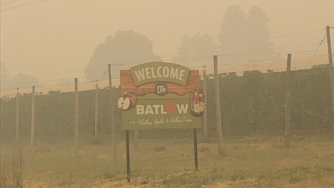 Batlow residents have been told to leave ahead of bushfires. Picture: Anne Hallard