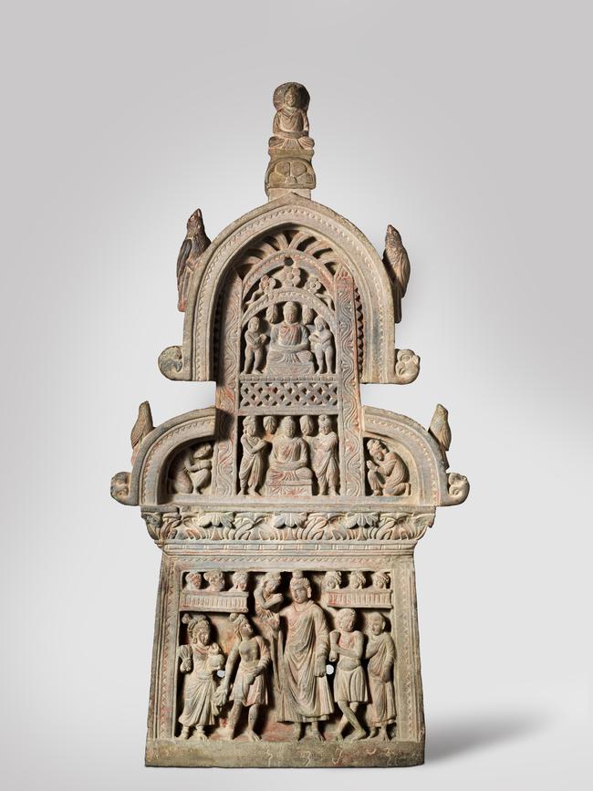 Unknown creator, Stupa gable, 2nd century BCE - 3rd century CE, National Gallery of Australia, Canberra, purchased 1989.