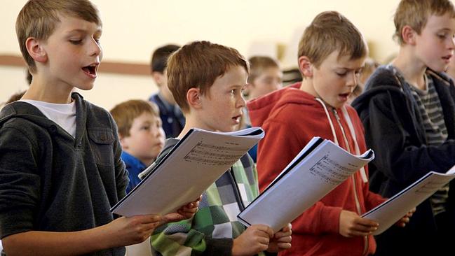 Joy ... Aussie kids find a new purpose in singing in documentary Wide Open Spaces. (Entertainment One)