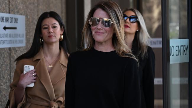 Giggle for Girls founder Sall Grover leaves the Federal Court of Australia in Sydney on the day of the judgment, August 23, 2024. Picture: Dean Lewins