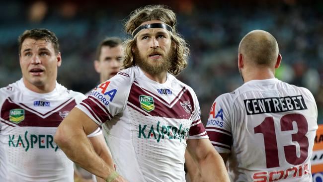 Manly's David Williams while he was playing for the NRL side. Picture Gregg Porteous