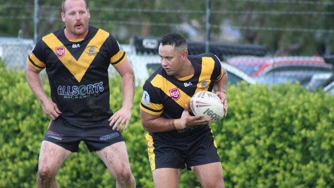 Caboolture Snakes captain Tim Tupou in action. Picture: Tegan Schefe Photography