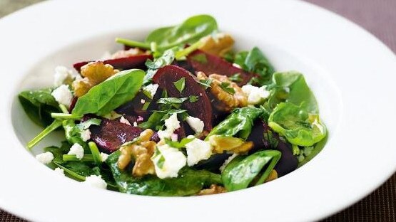 Baby spinach is a popular choice for a delicious salad.