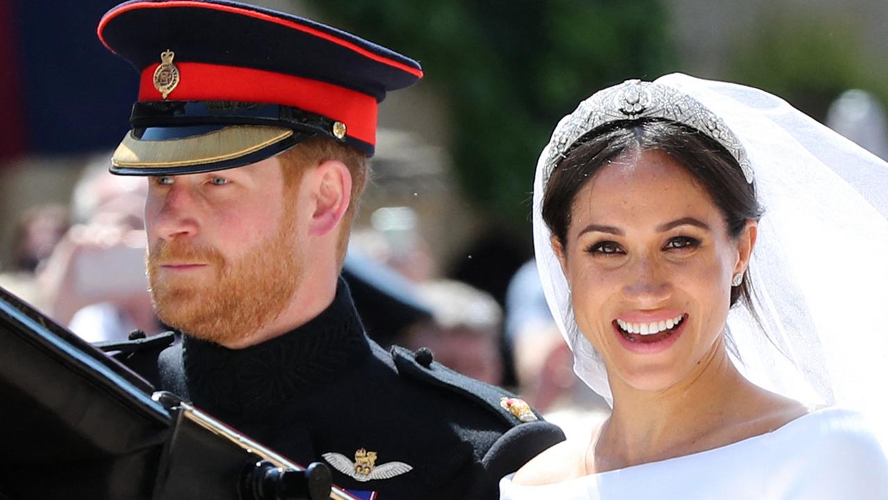 Harry and Meghan are celebrating three years married … and what a three years it’s been! Picture: Gareth Fuller/AFP