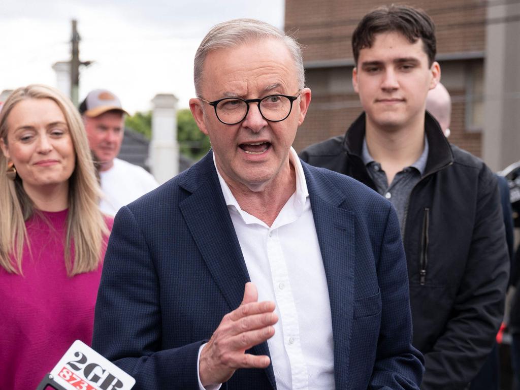 Labor Party leader Anthony Albanese. (Photo by Wendell Teodoro / AFP)