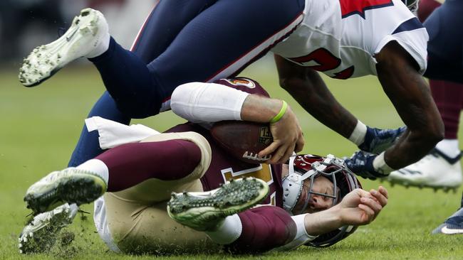 Washington Redskins quarterback Alex Smith was taken straight to hospital.