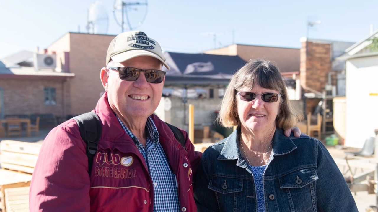 Bill and Helen Gassman at the Kingaroy BaconFest 2023.