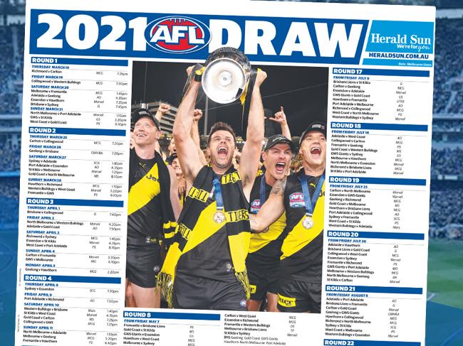 Download your 2021 season fixture poster.