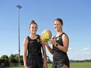 TALENTED DUO: Tribe Rugby players Chloe Cocks (left) and Alex McDonald are heading to Hong Kong this month to play in the All Girls Rugby Tournament hosted by the Sai Kung Stingrays. Picture: Kevin Farmer