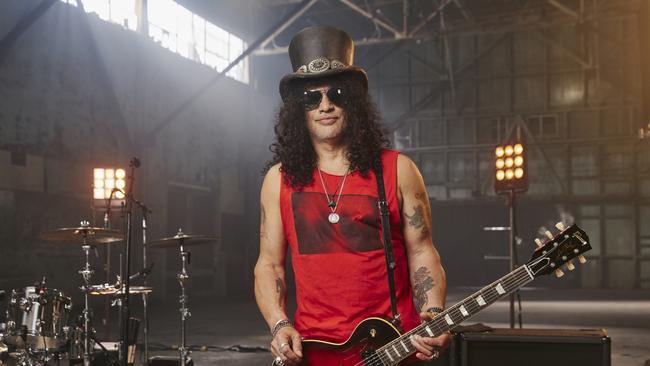 EMBARGOED FOR FEB 17. Slash featuring Myles Kennedy and the Conspirators. Picture; Supplied.