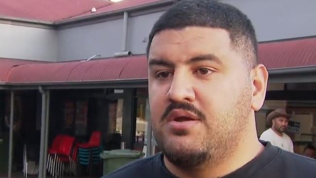 Grubbies owner Ben Niumata is shocked after two of his restaurants were damaged in suspected arson attacks. Picture: 9 News