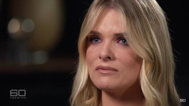 Journalist Erin Molan spearheaded online safety legislation after being subject to relentless trolling. Source: 60 Minutes Australia