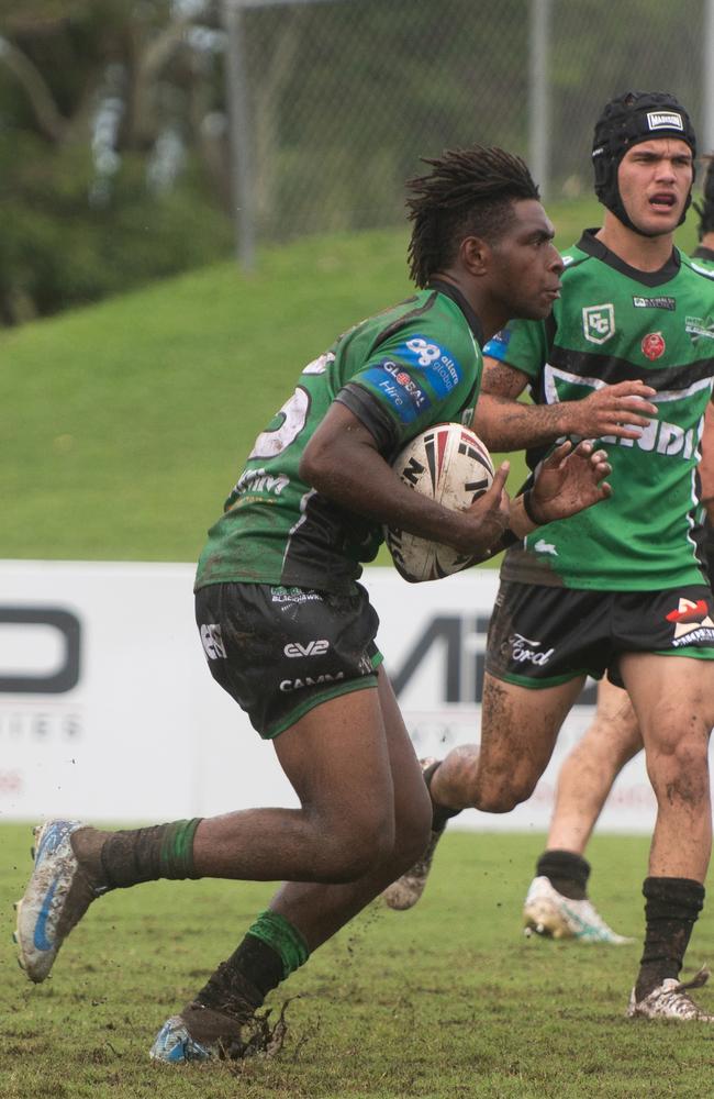 Jerry Mipari Mackay Cutters vs Townsville Blackhawks Cyril Connell Saturday 22 February 2025 Picture: Michaela Harlow