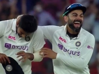 Virat Kohli was laughing by the end.