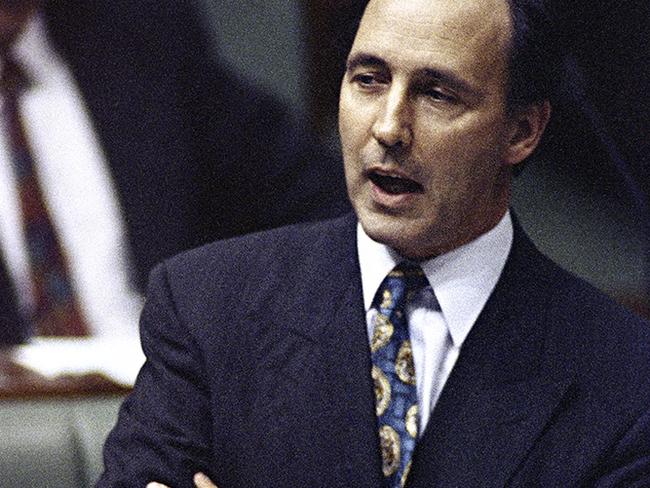 Prime Minister Paul Keating in parliament. Picture: National Archives of Australia