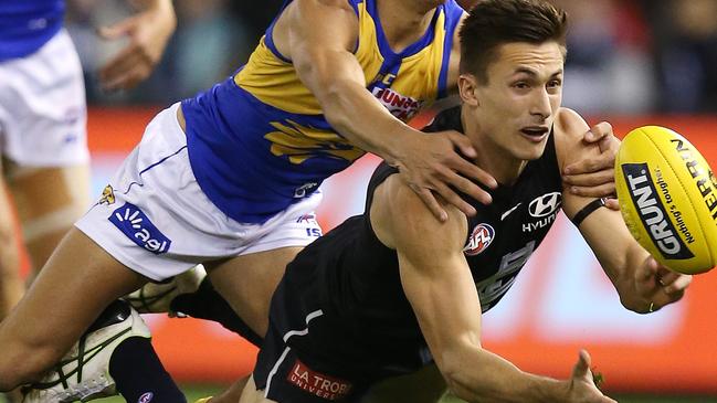 Josh Deluca has revealed his frustration at being delisted by Carlton after less than six months at the club. Picture: Michael Klein