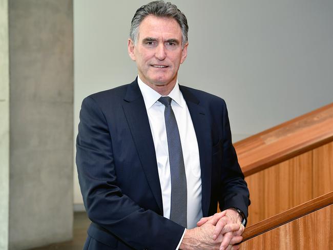 NAB chief executive Ross McEwan says COVID-19 continues to pose a challenge for the bank. Picture: AAP Image/Joel Carrett