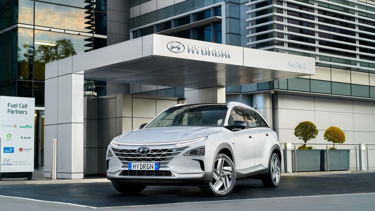 There is a fleet of Hyundai Nexo hydrogen fuel cell vehicles in Australia.