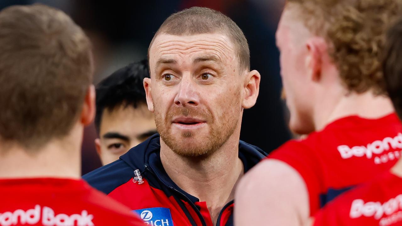 Melbourne has signed coach Simon Goodwin to a new two-year contract extension. Picture: Dylan Burns / Getty Images