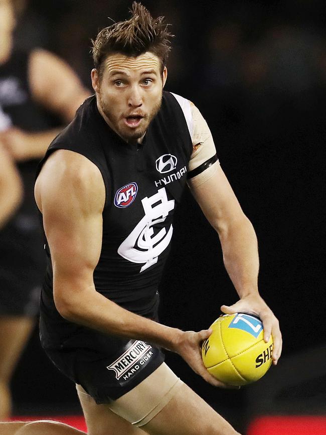 Dale Thomas crossed from Collingwood to Carlton via free agency. Picture: Michael Klein