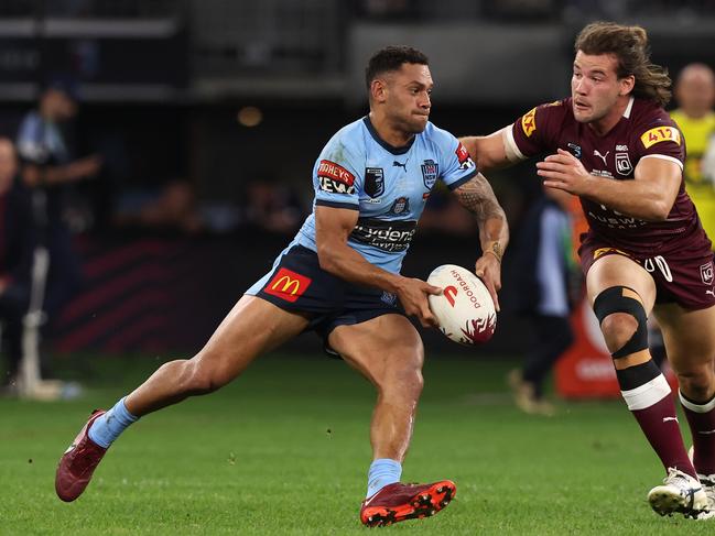 Api Koroisau’s starting spot for the Blues is under threat. Picture: Getty Images