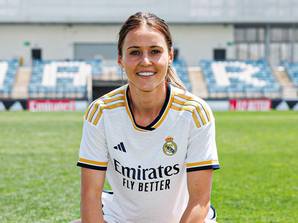 Australian footballer and Real Madrid signing Hayley Raso in Madrid, Spain. Picture: Instagram