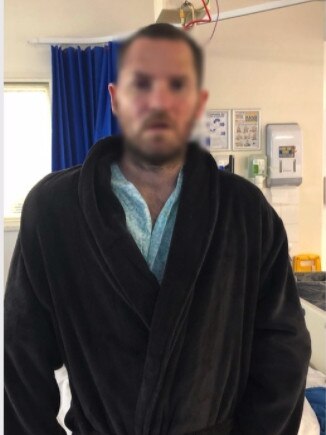 Brett Halcro is out of ICU. Picture: Supplied