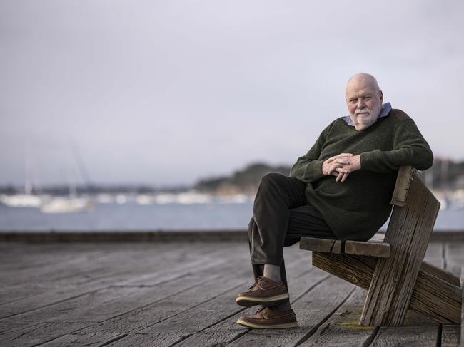 Patrick Smith poses for a photograph ahead of receiving an Order of Australia in this yearÃs QueenÃs Birthday awards, in Sorrento, Victoria. 13 June 2021. Photo: Daniel Pockett / The Australian