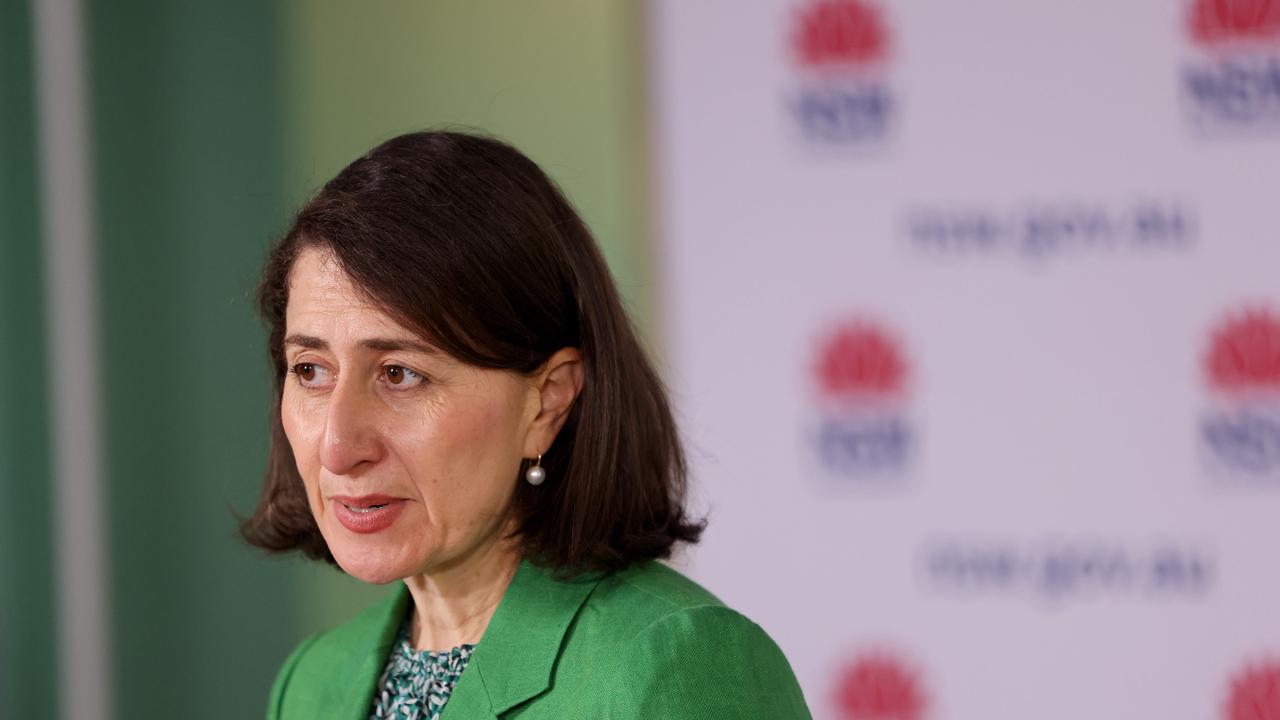 NSW Premier Gladys Berejiklian announced 1043 new cases. Picture: NCA NewsWire / Damian Shaw