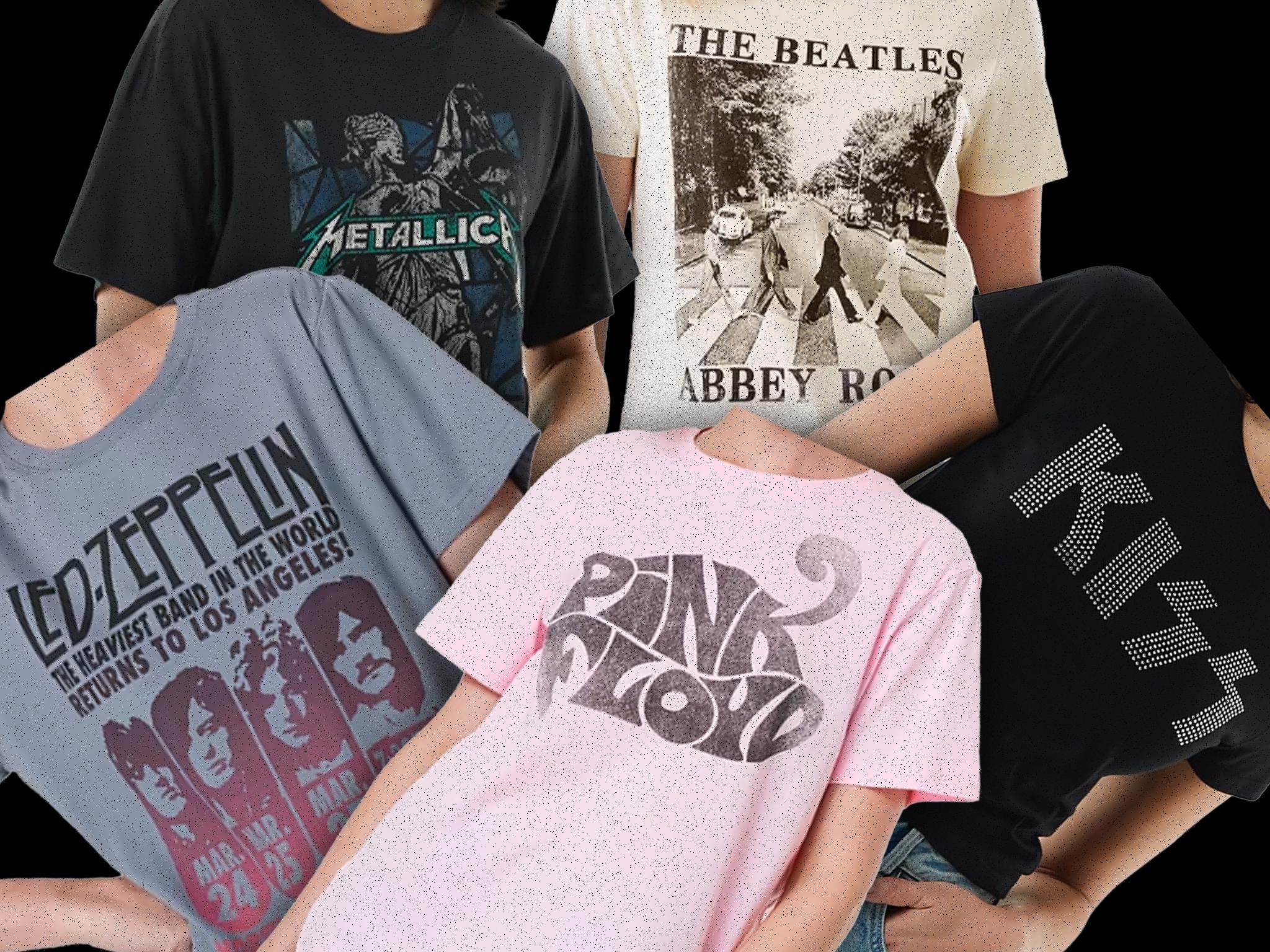 Back in black: the curious rise of cheap, licensed music T-shirts