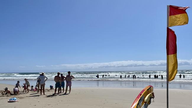 Seven Mile Beach at Lennox Head on Thursday. Picture: Rae Wilson