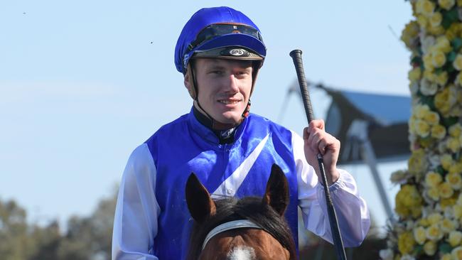With a strong book of rides, jockey Rory Hutchings is well placed to add to his tally at Wyong on Tuesday. Picture: AAP Image