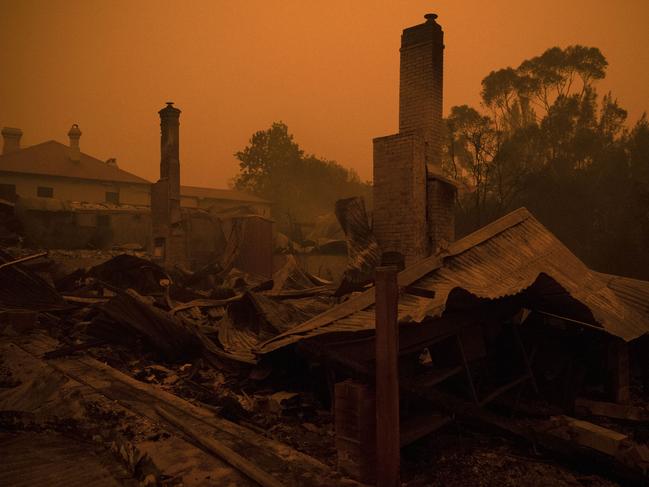 Some of the devastation left behind in Cobargo. Picture: Gary Ramage