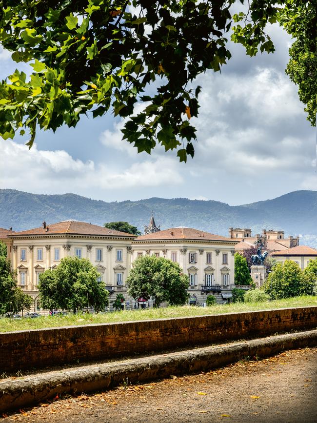 The stately palazzi typical of Lucca. Picture: Robyn Lea