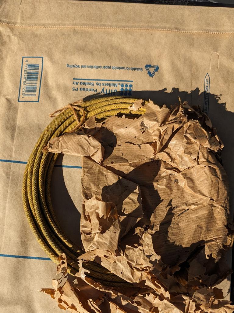 A 10m roll of detonator cord.