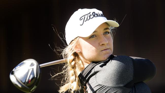 Piper Stubbs says the school makes it easier for her to combine golf and study. Picture Norm Oorloff