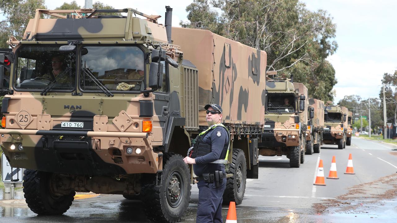 The ADF has been deployed in flood-affected areas. Picture: David Crosling