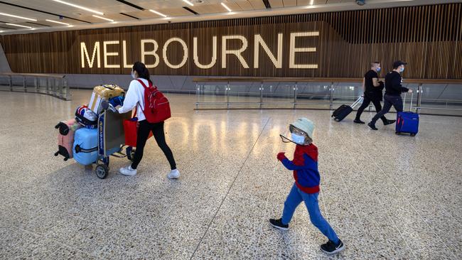 Victoria has been quick to slap restrictions on international arrivals. Picture: David Geraghty