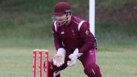 Mackay wicketkeeper Sam Vassallo in action for North Queensland Cricket Association Open. Picture: Supplied