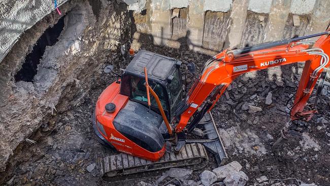 Breakthrough: tunnelling to the Sydney Metro is almost complete.