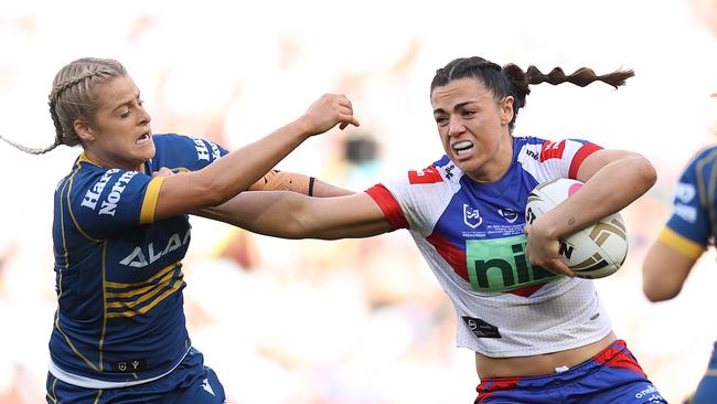 Millie Boyle was immense in leading the Knights to their historic title win. Picture: Getty