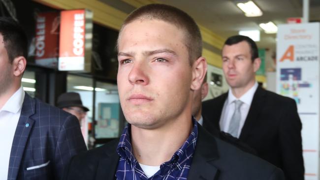 Reece Watherston, who was accused of killing Jack Hanley with a single punch to the head has said he was acting in self defence. Picture: Tait Schmaal/News Corp