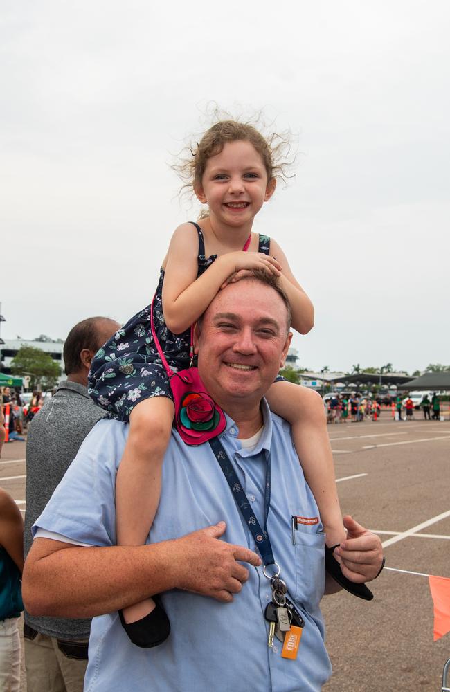 Alan Maloney and Sariah Maloney at Casuarina Square. Picture: Pema Tamang Pakhrin