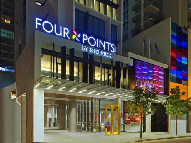 Four Points by Sheraton is located on Mary St, where filming will take place. Picture: Supplied