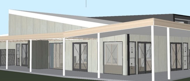 A rendition of the Alfredton Community Hub. Picture: Ballarat council